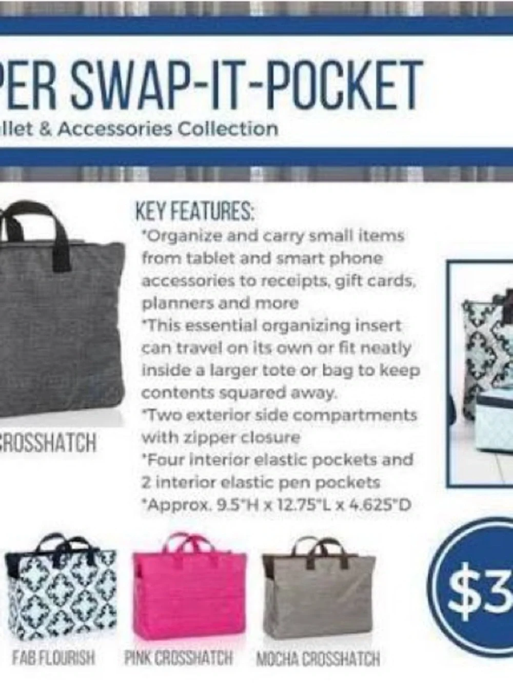thirty-one Super Swap It Pocket